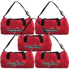 Kit 5X Mala Nylon #Integralteam - Vermelha  - IntegralM�dica