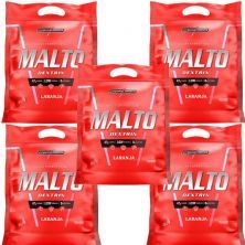 Kit 5X Maltodextrin - 1000g Refil Laranja - IntegralM�dica