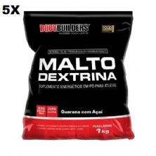 Kit 5X Maltodextrina - 1000g Guarana c/ A�a� - BodyBuilders