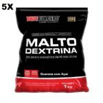 Kit 5X Maltodextrina - 1000g Guarana c/ A�a� - BodyBuilders