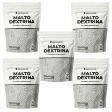Kit 5X Maltodextrina - 1000g Refil Natural - NewNutrition