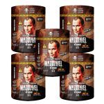 Kit 5X Maquiavel - Pr� Treino 350g Frutas Tropicais - Shark Pro