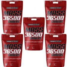 Kit 5X Mass 36500 Gainers - 3000g Morango - Furious Nutrition