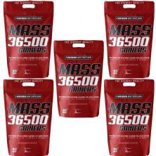 Kit 5X Mass 36500 Gainers - 3000g Sorvete de Baunilha - Furious Nutrition