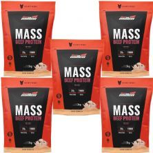 Kit 5X Mass Beef Protein - 3000g Refil Baunilha - New Millen