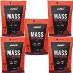 Kit 5X Mass Beef Protein - 3000g Refil Chocolate - New Millen