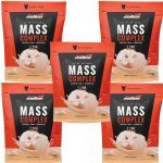 Kit 5X Mass Complex - 1500g Refil Baunilha - New Millen
