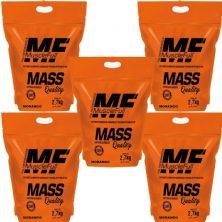 Kit 5X Mass Quality - 2700g Refil Morango - MuscleFull