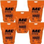 Kit 5X Mass Quality - 2700g Refil Morango - MuscleFull