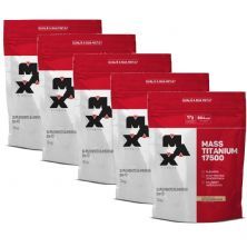 Kit 5X Mass Titanium 17500 - 3000g Refil Leite Condensado - Max Titanium