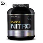 Kit 5X Massa Nitro - 3000g Baunilha - Probi�tica