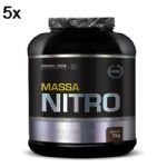 Kit 5X Massa Nitro - 3000g Chocolate - Probi�tica