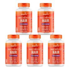 Kit 5X Max Inforce Hair - 30 C�psulas - Bigens