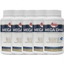 Kit 5X Mega Dha - 120 C�psulas - Vitafor
