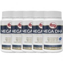 Kit 5X Mega Dha - 60 C�psulas - Vitafor