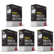 Kit 5X Mega Maltodextrin - 1 Kg Morango Silvestre - Probi�tica