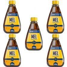 Kit 5X Mel NewHoney - 340g Natural - NewNutrition