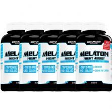 Kit 5X Melaton Night Assist - 30 C�psulas - Body Nutry
