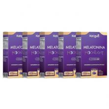 Kit 5X Melatonina 210mcg - 120 C�psulas - Katigu�