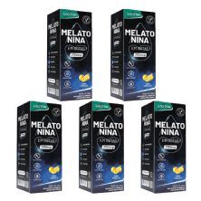 Kit 5X Melatonina -  210mcg 30ml Maracuj� - Lauton