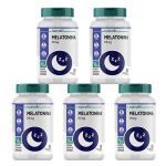 Kit 5X Melatonina - 210mcg 60 comprimidos - Nutralin