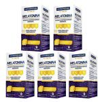 Kit 5X Melatonina - 60 Comprimidos Maracuj� - Catarinense Nutri��o