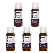 Kit 5X Melatonina em Gotas - 20ml Sem Sabor - Catarinense Nutri��o