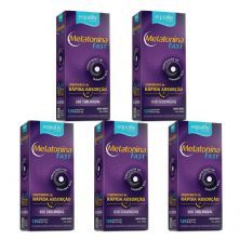 Kit 5X Melatonina Fast -  120 Comprimidos Sublinguais - Equaliv