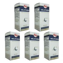 Kit 5X Melatonina Gotas - 20ml Menta - Vitafor