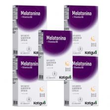Kit 5X Melatonina Moonlight - 60 C�psulas - Katigu�