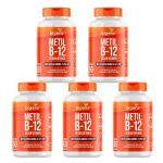 Kit 5X Metil B12 Vegan Vitamin - 60 C�psulas - Bigens