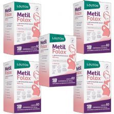 Kit 5X Metil Folax - 60 Comprimidos - Lauton Nutrition