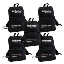 Kit 5X Mochila Preta - Porsche Cup - Atlhetica Nutrition