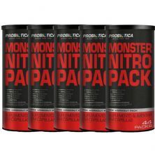 Kit 5X Monster Nitro Pack - 44 Packs - Probi�tica