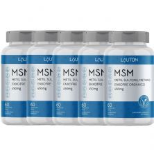Kit 5X MSM - Metil Sulfonil Metano - 60 C�psulas - Lauton Nutrition