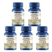 Kit 5X Multi Polivitaminico Cabelos & Unhas - 60 C�psulas - Catarinense Nutri��o
