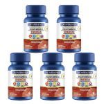 Kit 5X Multi Polivitaminico Energia - 60 C�psulas - Catarinense Nutri��o