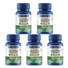 Kit 5X Multi Polivitaminico Imunidade - 60 C�psulas - Catarinense Nutri��o