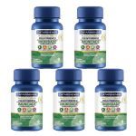 Kit 5X Multi Polivitaminico Imunidade - 60 C�psulas - Catarinense Nutri��o