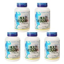 Kit 5X Multi Vitamin - 90 Tabletes - Canibal
