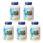 Kit 5X Multi Vitamin - 90 Tabletes - Canibal
