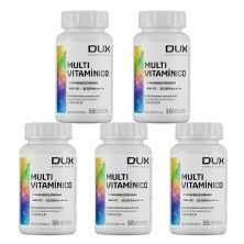Kit 5X Multivitam�nico Esportivo - 30 C�psulas Softgel - Dux Nutrition