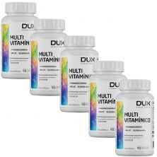 Kit 5X Multivitam�nico Esportivo - 90 C�psulas Softgel - Dux Nutrition