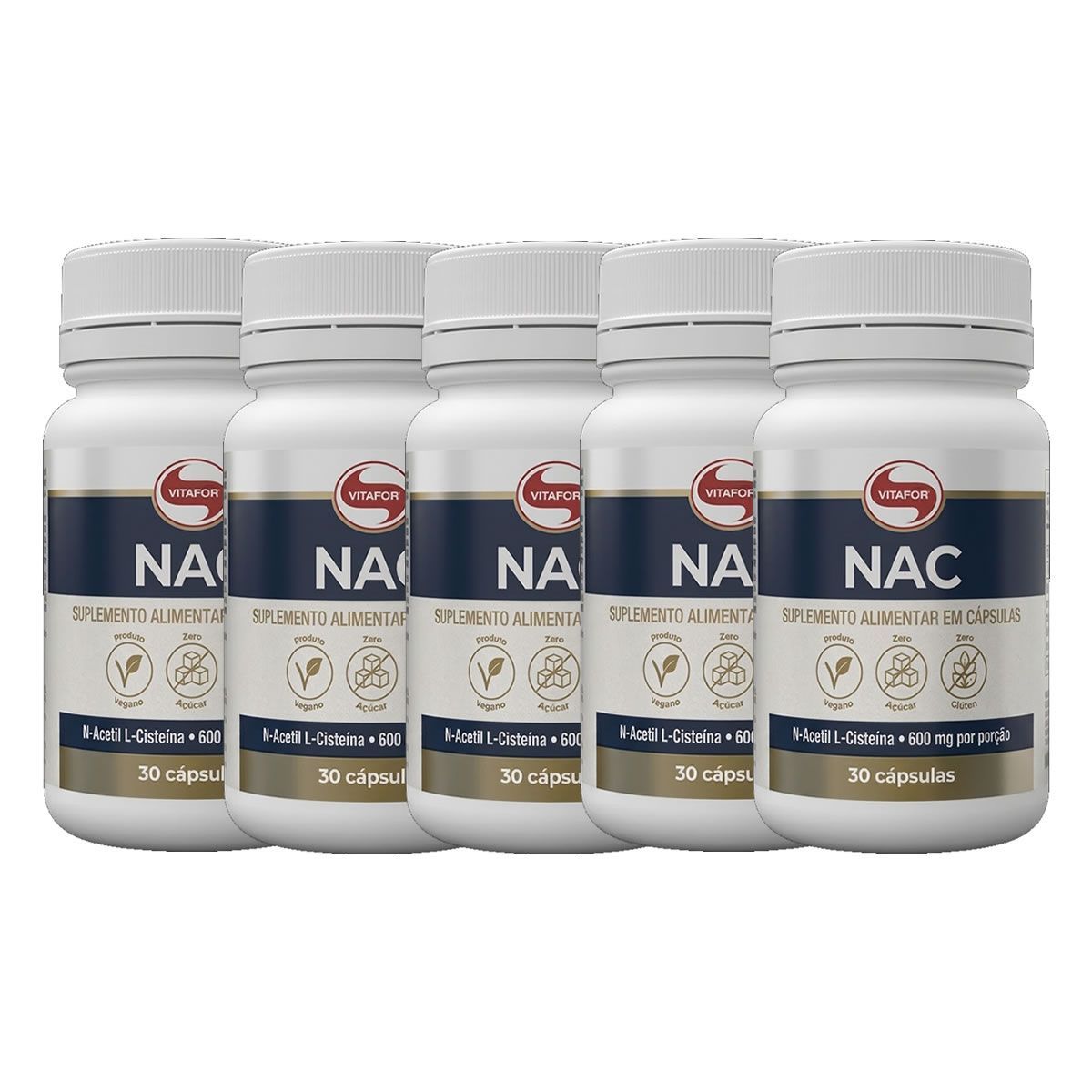 Kit 5X NAC - 30 C�psulas - Vitafor
