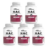 Kit 5X Nac 600mg - 60 C�psulas - NewNutrition