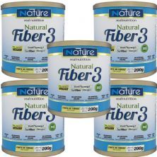 Kit 5X Natural Fiber 3 - 200g - Nutrata