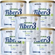 Kit 5X Natural Fiber 3 - 200g - Nutrata