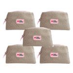 Kit 5X Necessaire Feminina Profissional - True Source