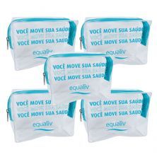 Kit 5X Necessaire Transparente - Equaliv