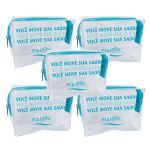 Kit 5X Necessaire Transparente - Equaliv